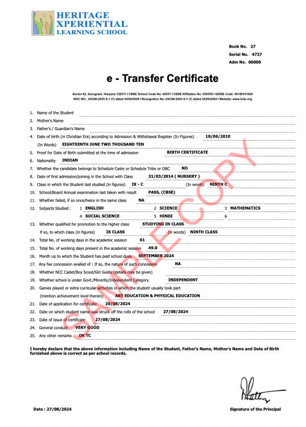 Sample-TC-HXLS-62-GGN